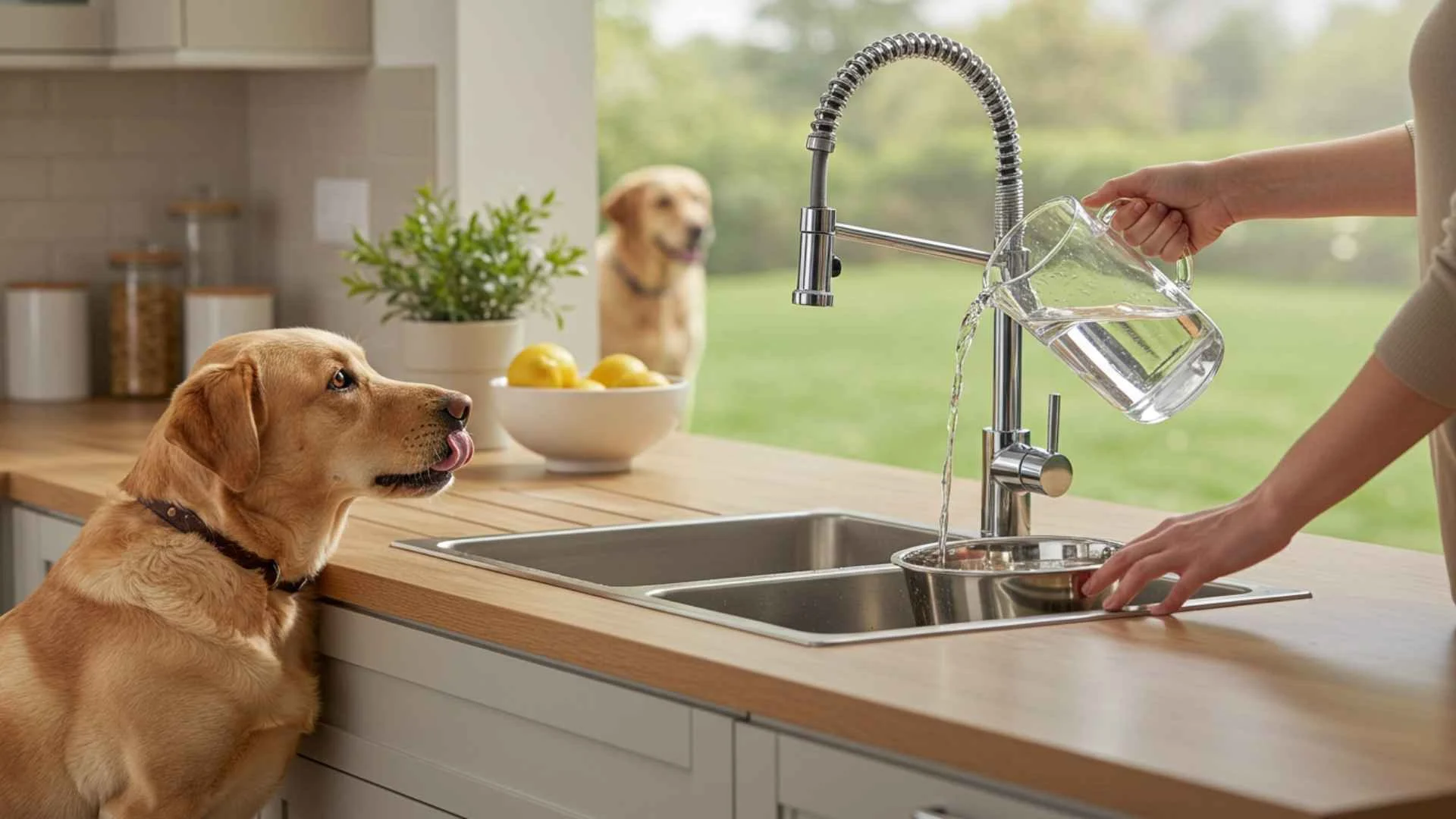 Cuánta agua debe tomar un perro